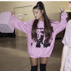 Ariana grande pink sweetener tour sweatshirt